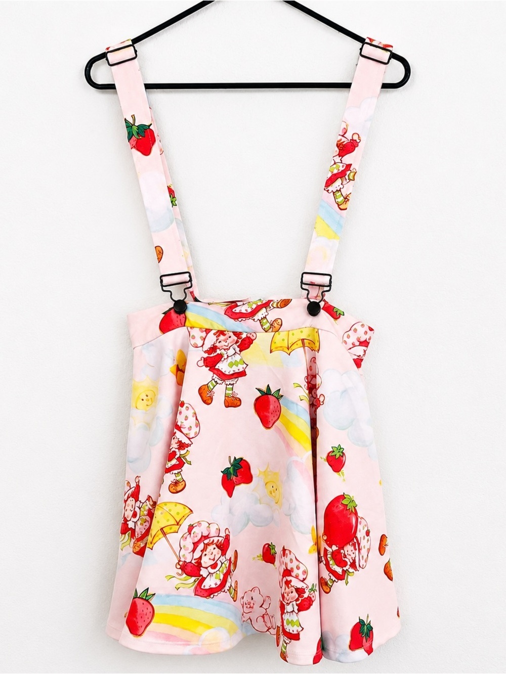 Strawberry Shortcake jumper skirt Suspender nostalgia 80s retro cottagecore